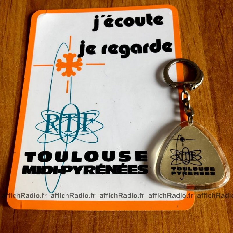 Porte-clefs (et autocollant) ORTF TOULOUSE