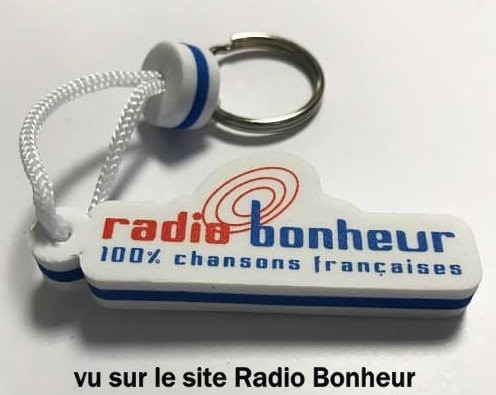 Porte-clefs RADIO BONHEUR