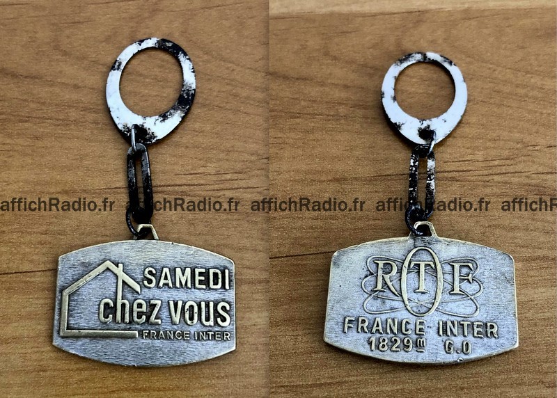 Porte-clefs ORTF FRANCE INTER