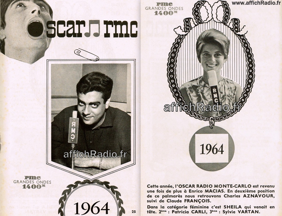 les oscars RMC 1964